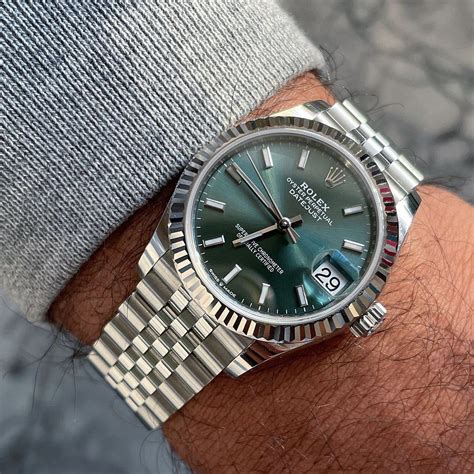 rolex datejust green|2022 rolex datejust 41mm.